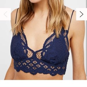 NWT! Navy Free People Bralette